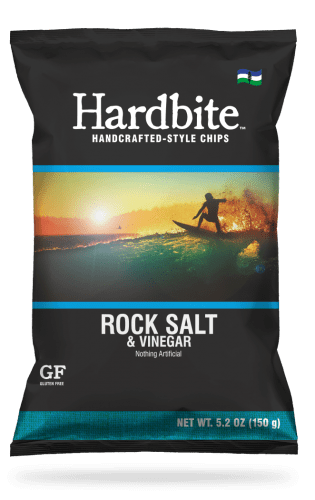 Rock Salt & Vinegar | Hardbite Chips | Handcrafted-Style Chips